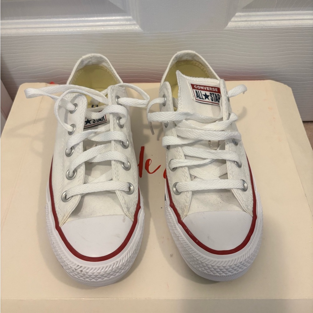 Converse All Star women’s  White and Red Sneakers